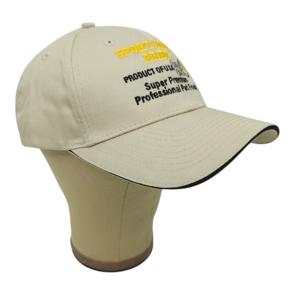 Sportsmans Pride Twill Strapback Cap Embroidered Logo Baseball Hat Pet Food - Picture 3 of 13